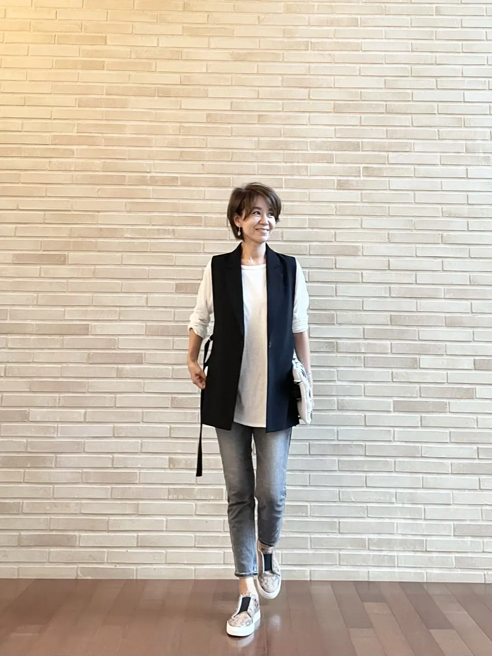 ZARAのショートジレ★3スタイルの画像_3