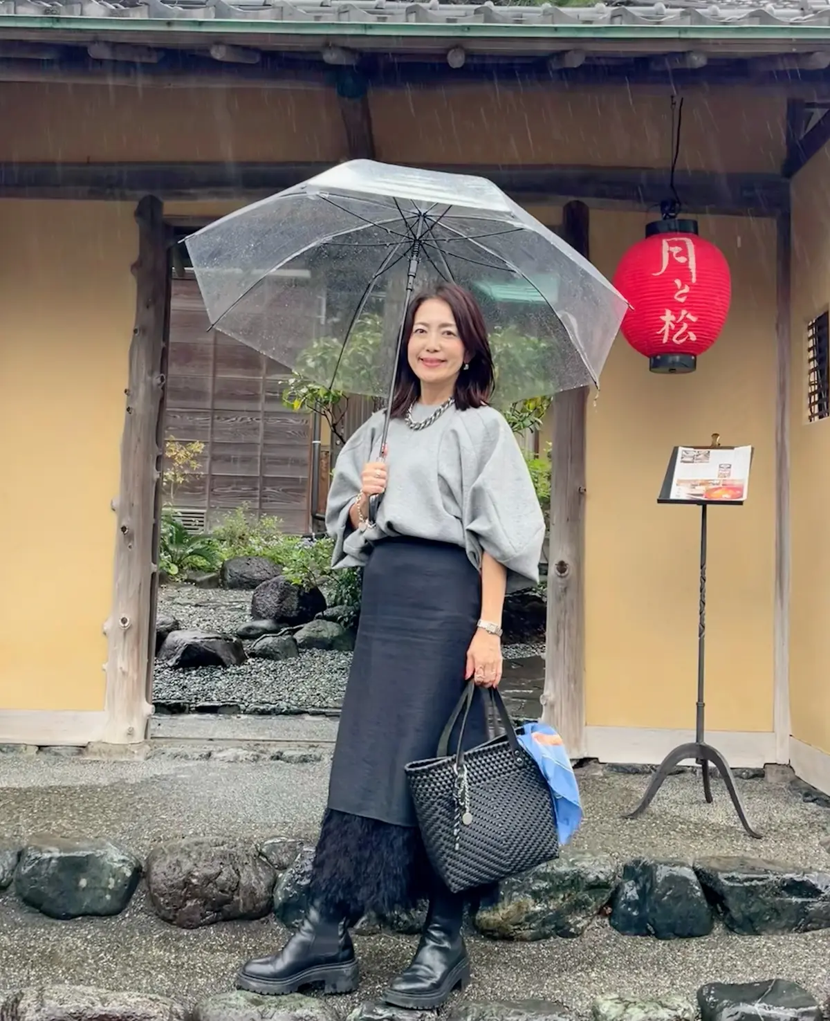 小雨降る鎌倉。からすみ蕎麦と和栗のパフェの画像_12