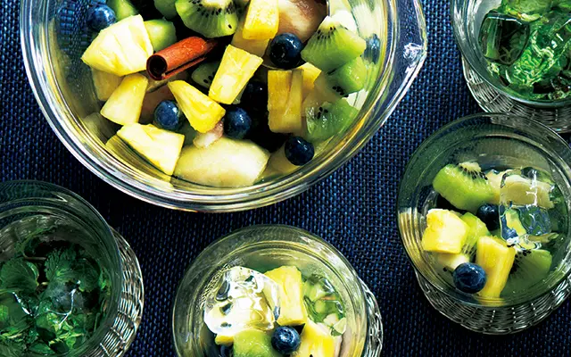 モヒート風フルーツポンチ