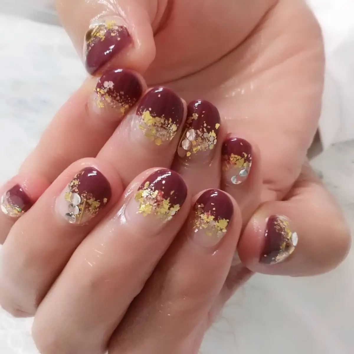 ボルドーネイル