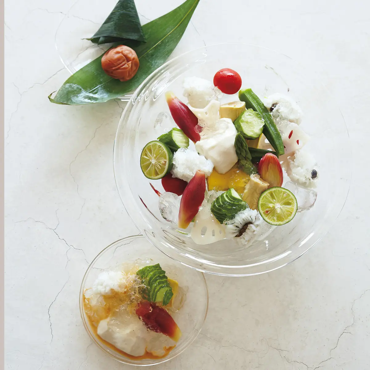 職人技が光る岩さきの「鱧と夏野菜の氷室仕の画像_1