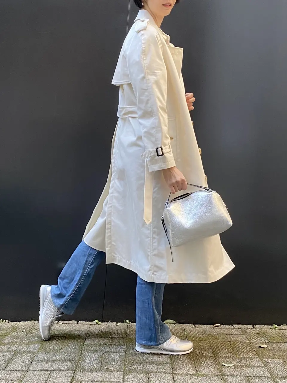 N.O.R.Cのトレンチコートコーデ②