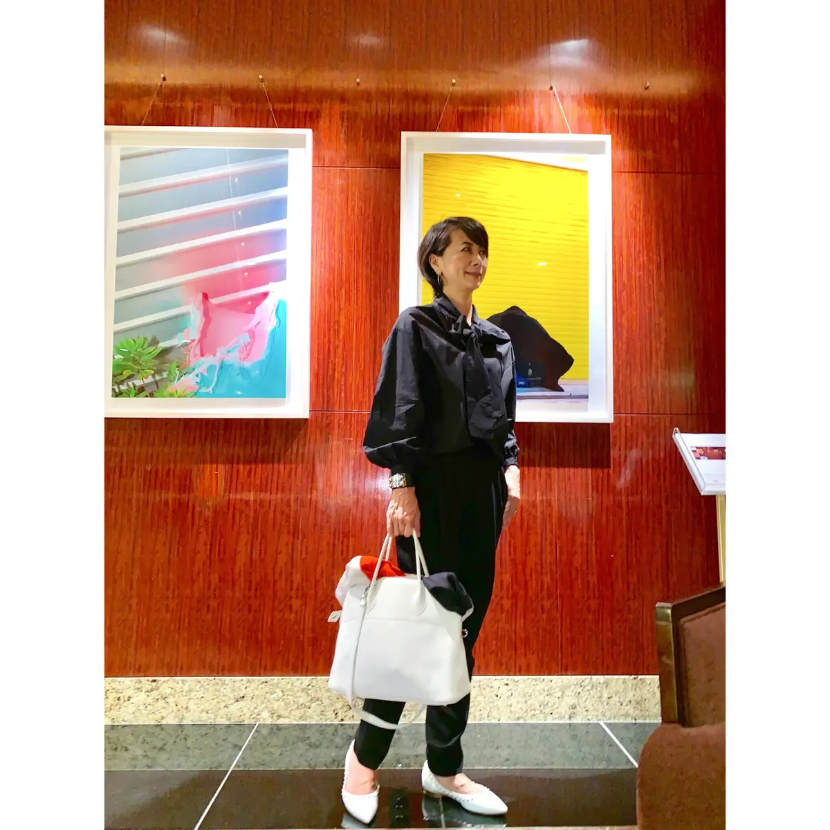 アメリカ旅行はワントーンコーデでの画像_4