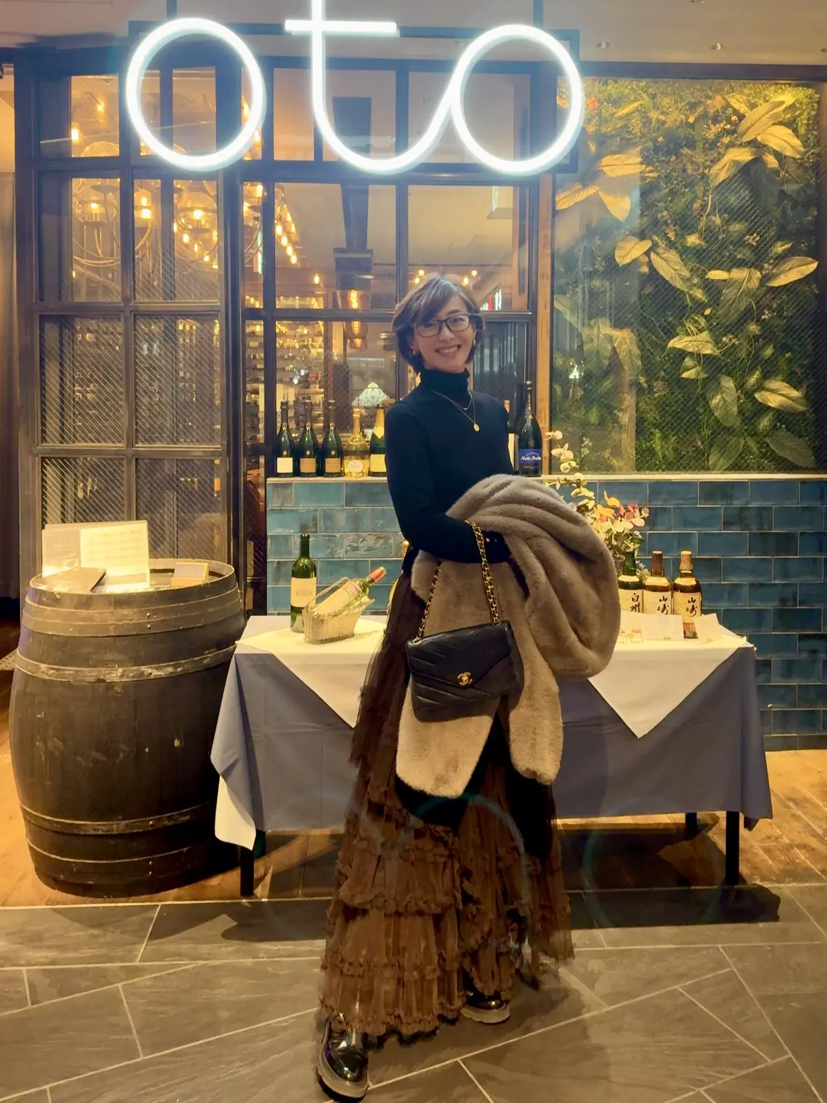 お気に入りのスカートで銀座へ。「L’atの画像_10