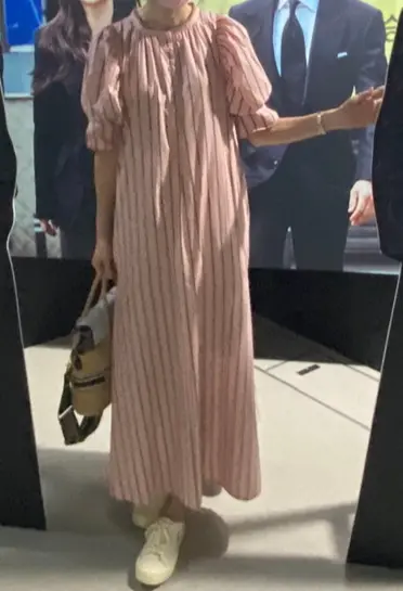 シャツワンピース　全体像