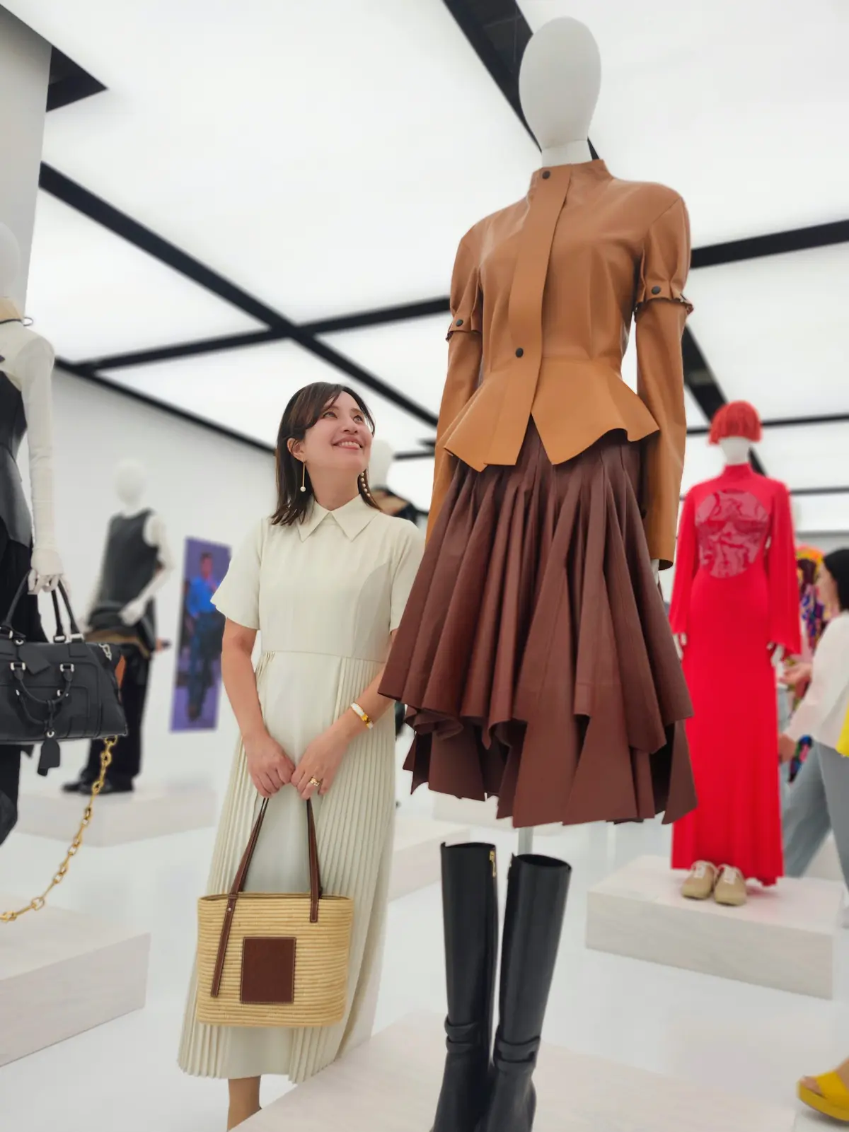 ロエベ、LOEWE、ロエベクラフテッドワールド展、原宿ランチ、ガレット、ガレットランチ、40代ファッション、かごバッグ、ラフェデリース、La Fee Delice