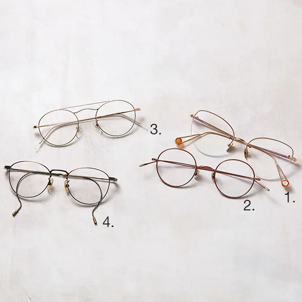 知的なおしゃれ顔に誘う「細メタルフレームの画像_2