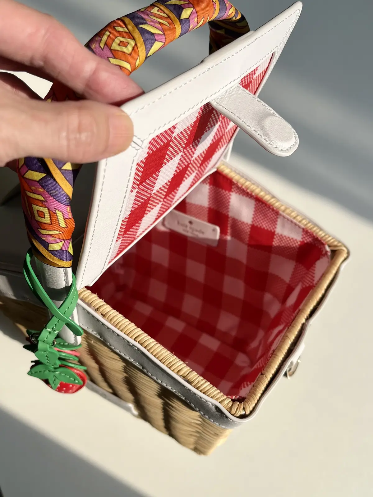 カゴバッグふた