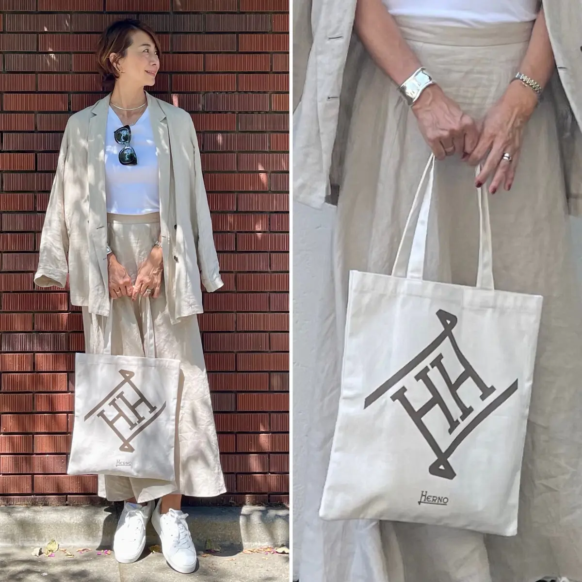 エクラ×Herno コラボトートバッグのの画像_6