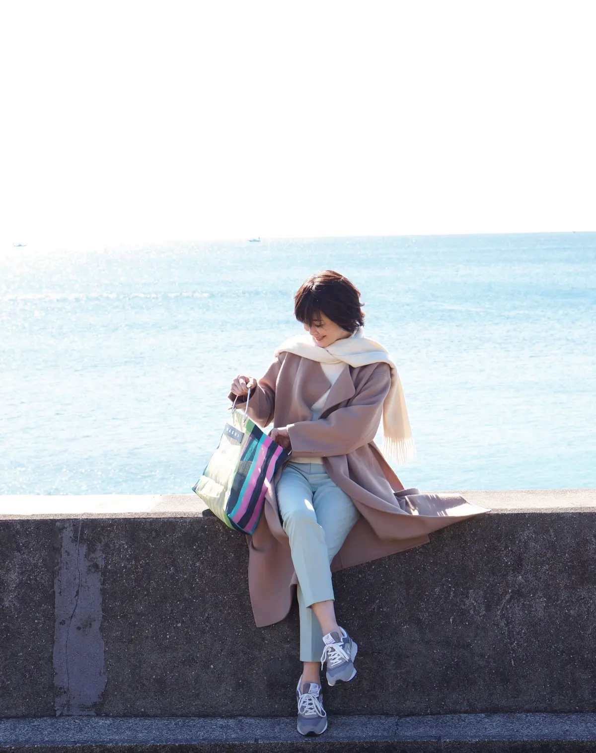 春を呼ぶミントグリーンのパンツの画像_2