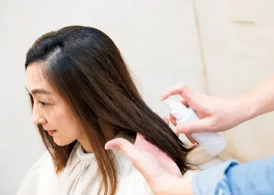 ドライ後キューティクルを補強