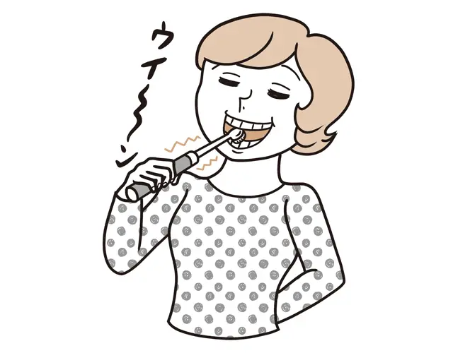 毎日の歯磨きは電動歯ブラシで