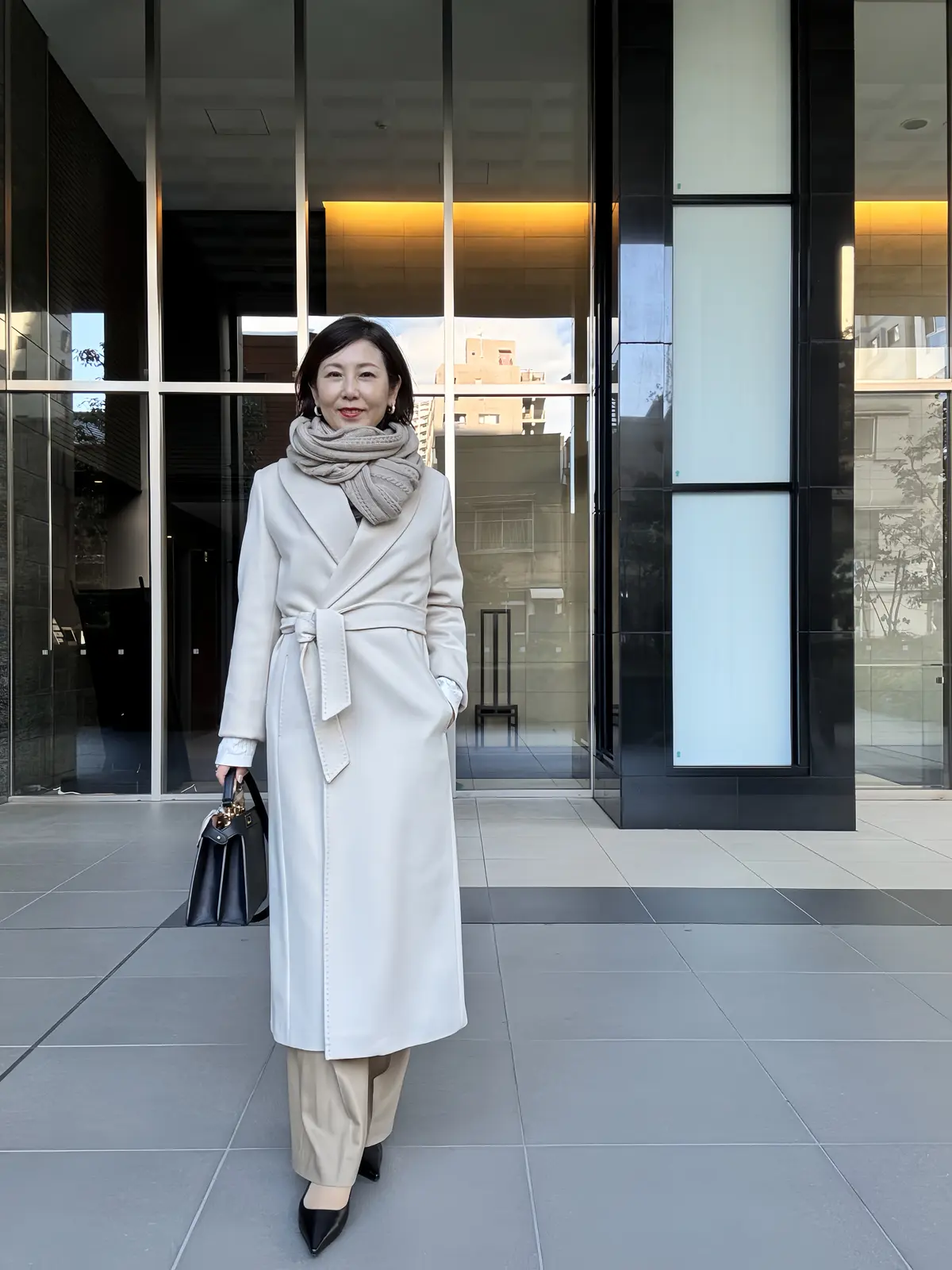 【おしゃれな40代・50代のストールコーの画像_7