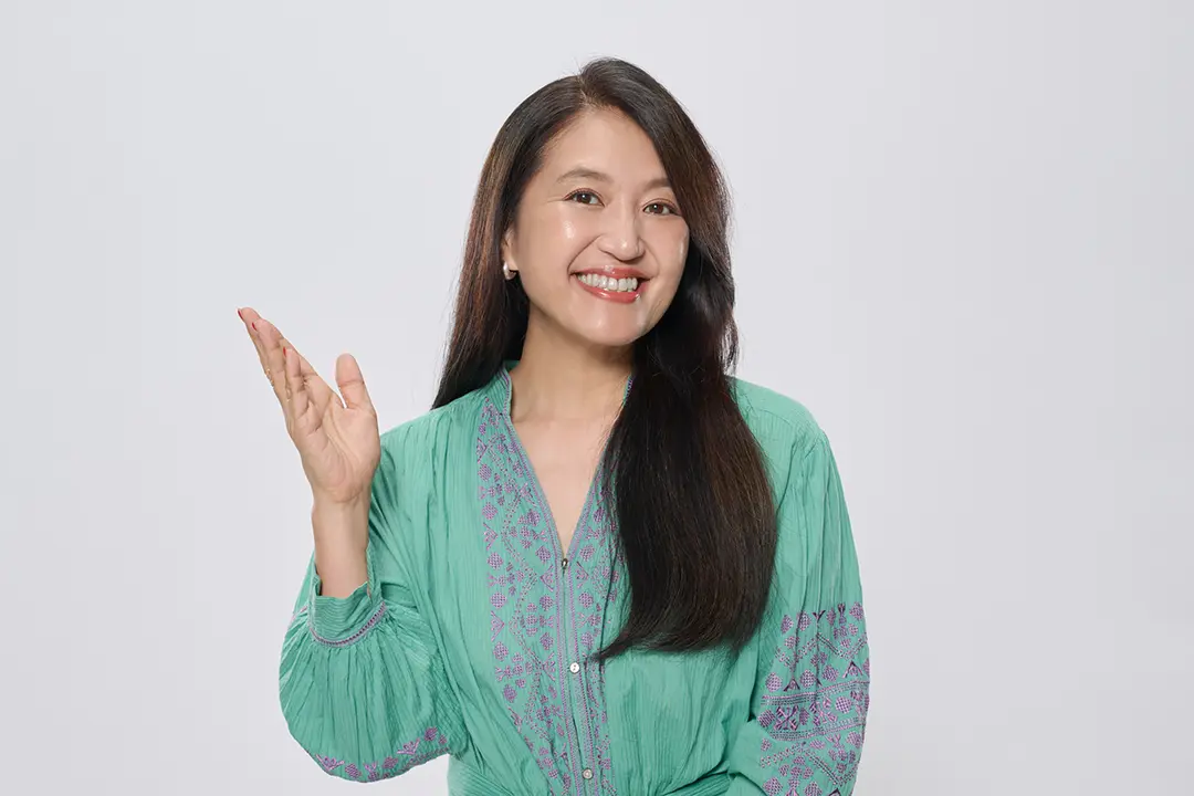 ヘアケアについて話す伊熊さん