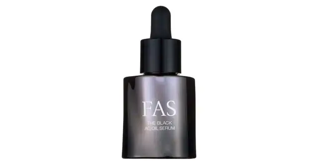 FAS ザ ブラック エーシーオイルセラム 30㎖ ￥12,100／シロク