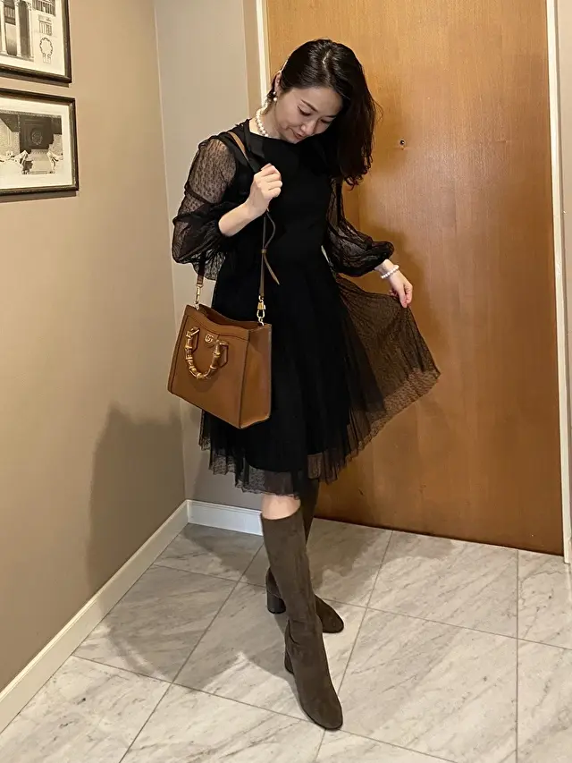 やっとやっとGucci Dianaを持ってお出かけできる日がきました！