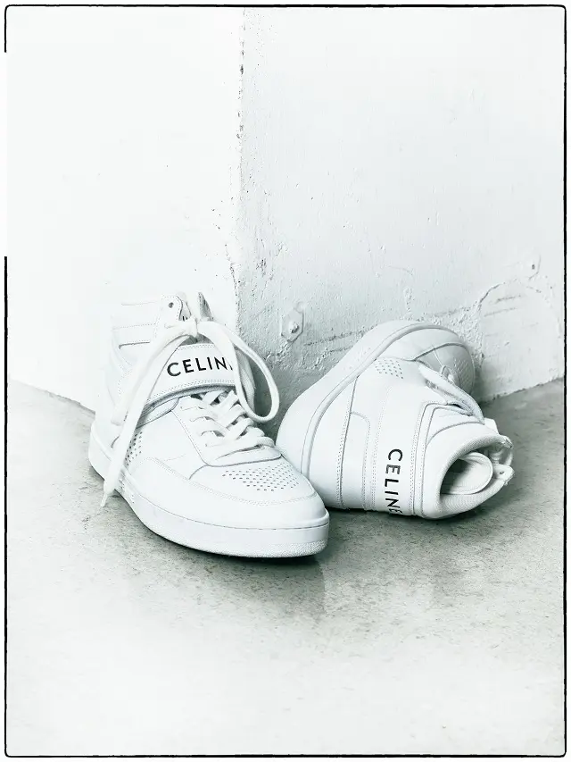 セリーヌのハイトップスニーカー「CT-03」