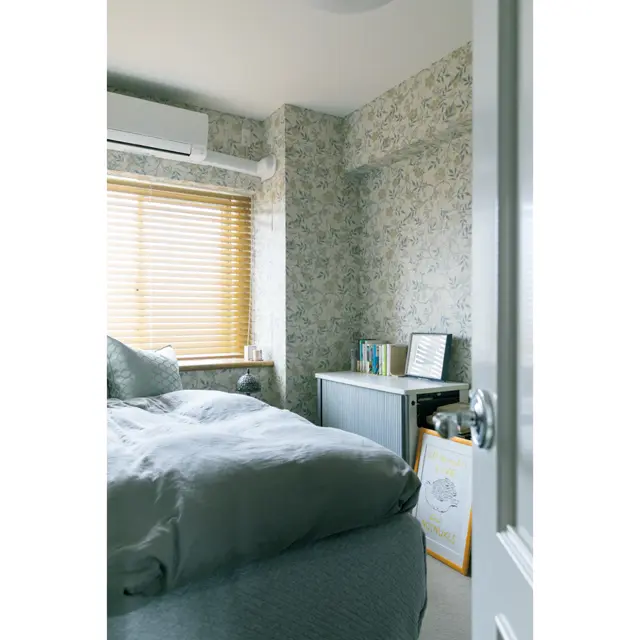 予算内に収めるために、Mさんと母の寝室はそれぞれ壁紙のみ張り替えた