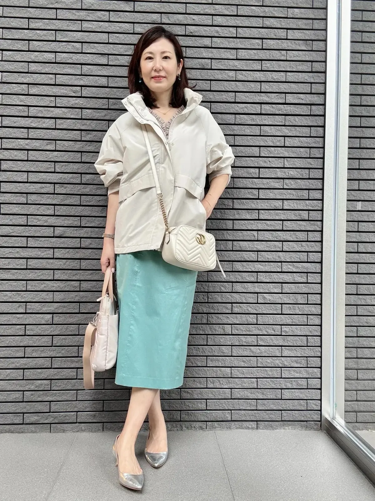 ユニクロ ウィンドプルーフスタンドブルゾン愛用  エクラ華組 小林五月子さん