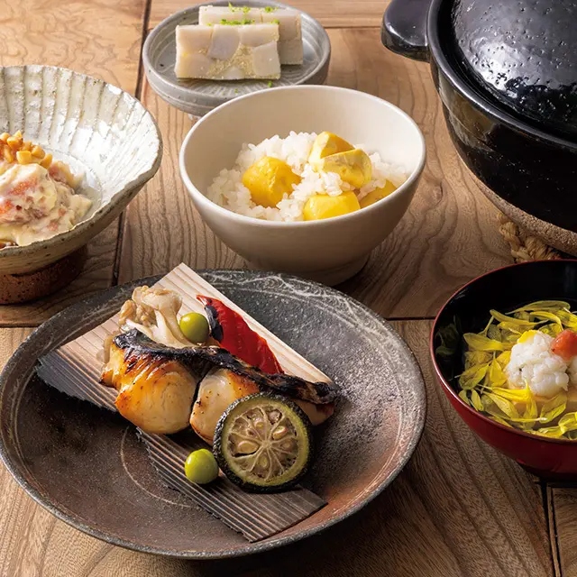 作るプロセスも楽しめる 月替わりのミールキット。 食卓が秋の味覚で華やぎます