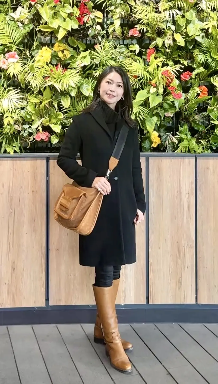 冬の「黒」エレガントカジュアルコーデ✨の画像_7