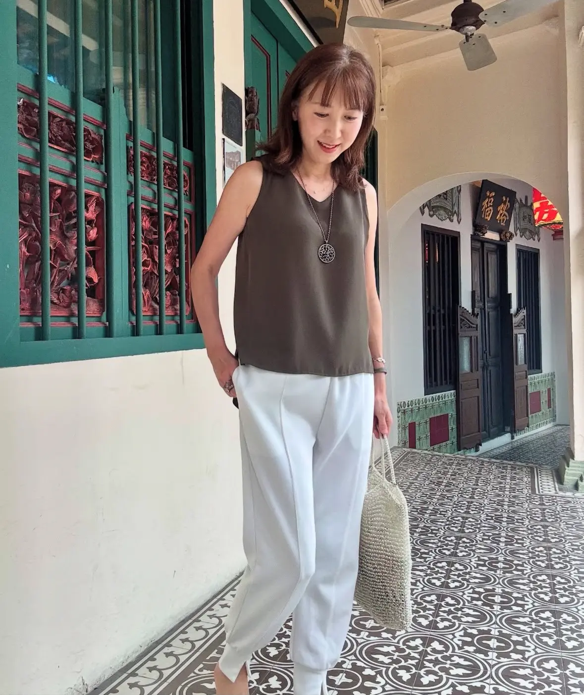 ジョガーパンツコーデ