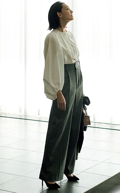 今季注目！エブールの時短パンツ