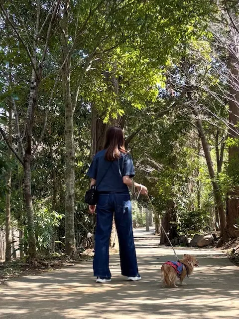 春のおでかけは、お気に入りのGUのワイドの画像_10