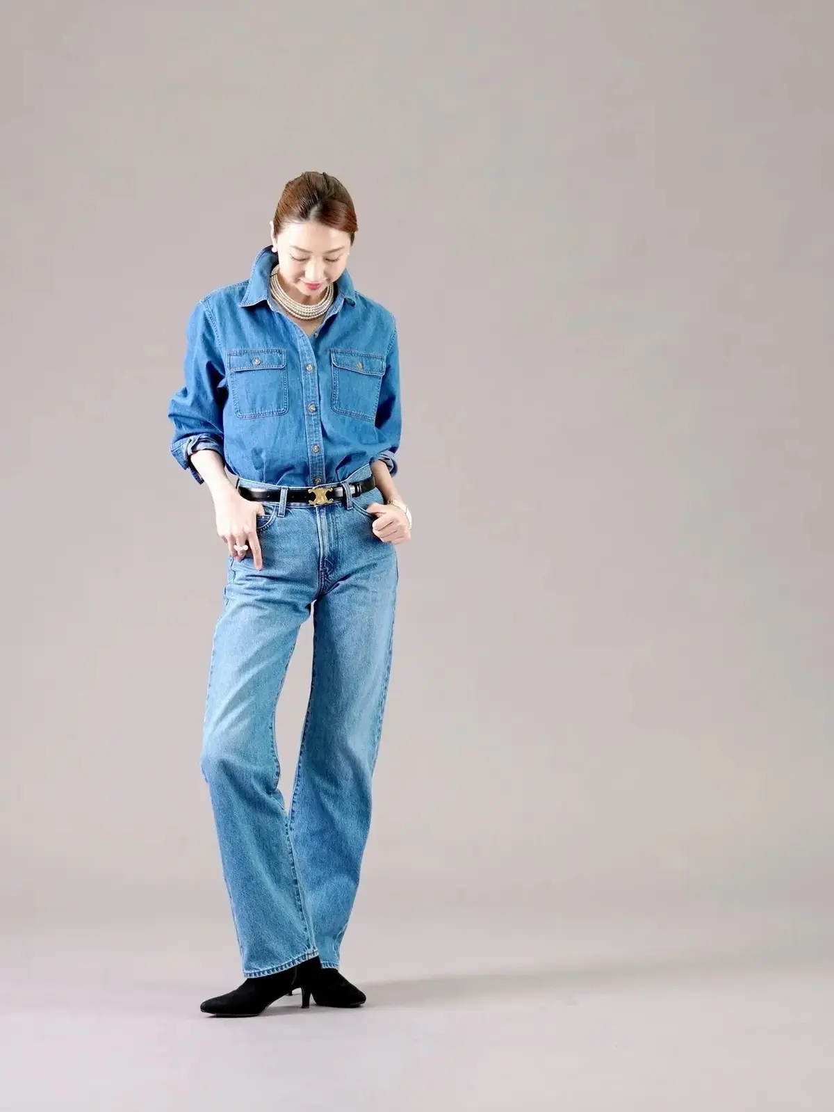 ユニクロ トップス・デニム愛用 エクラ華組  法村麻起子さん