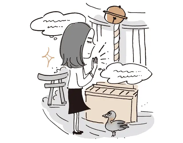 神社やお寺に出かけて、心静かに 祈りながら素直な気持ちを吐き出す。