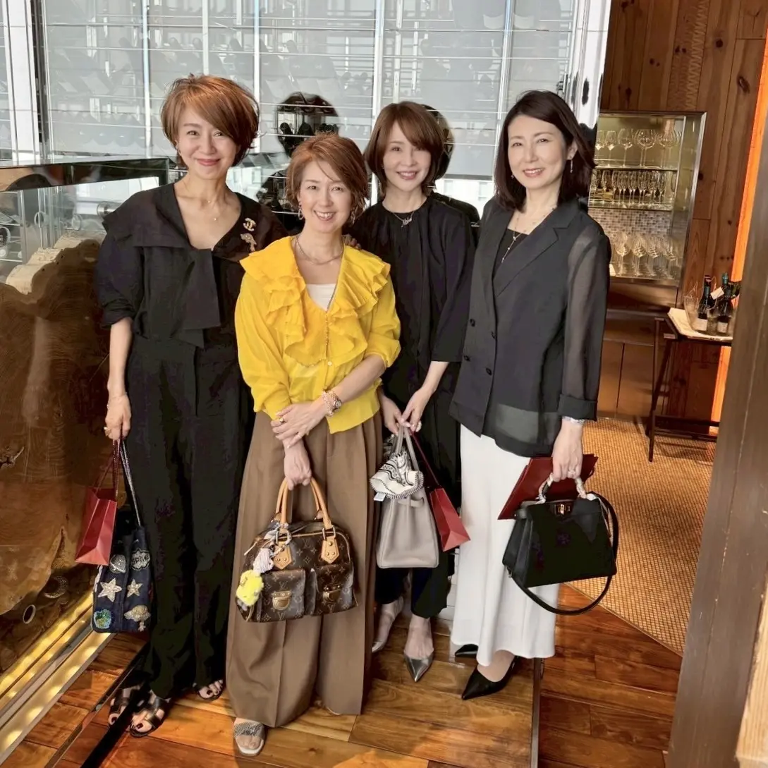 初めましての銀座ランチは太陽色のニットでの画像_9