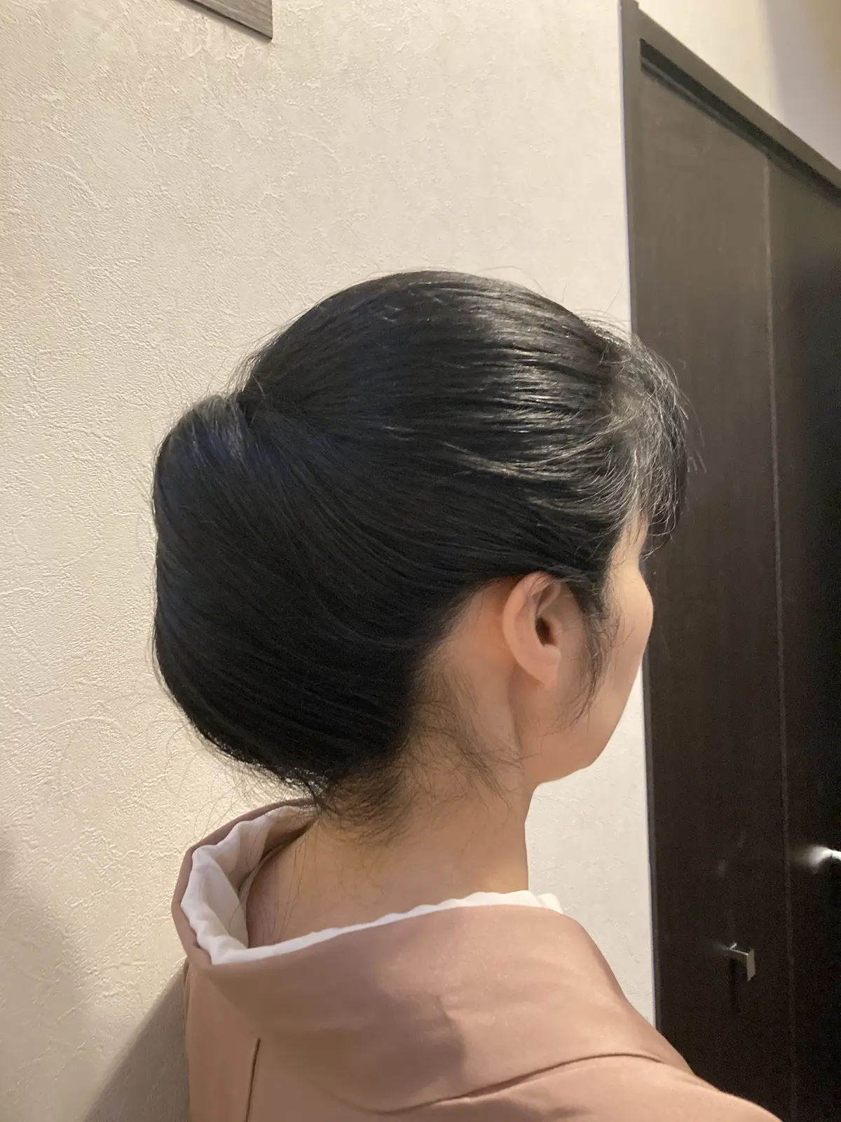 ヘアアレンジ　着物ヘア　入学式　50代ファッション
