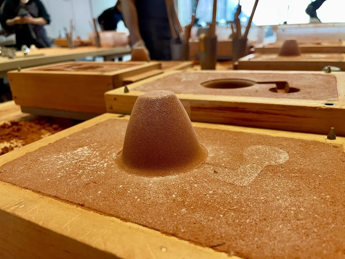 鋳物製作体験