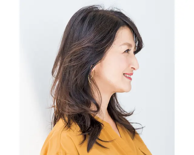 50代に似合うロングヘア
