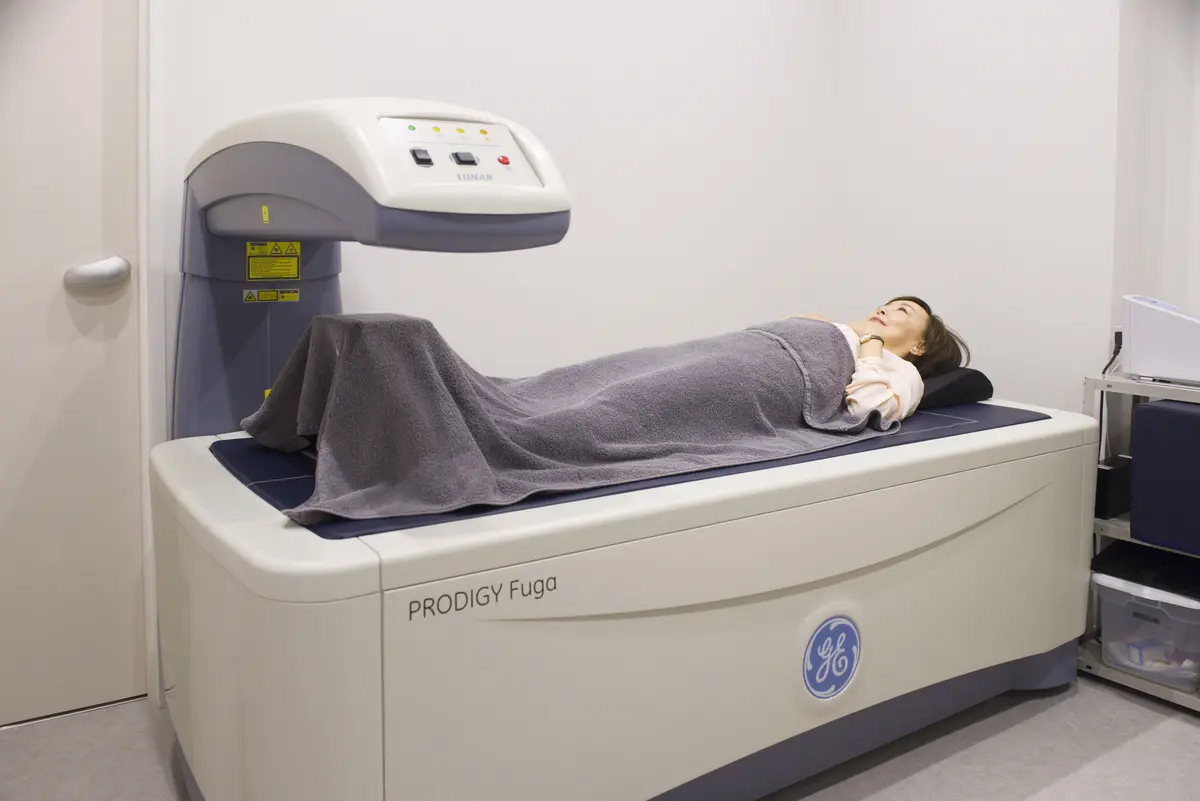 ゆりクリニックの骨密度測定マシン