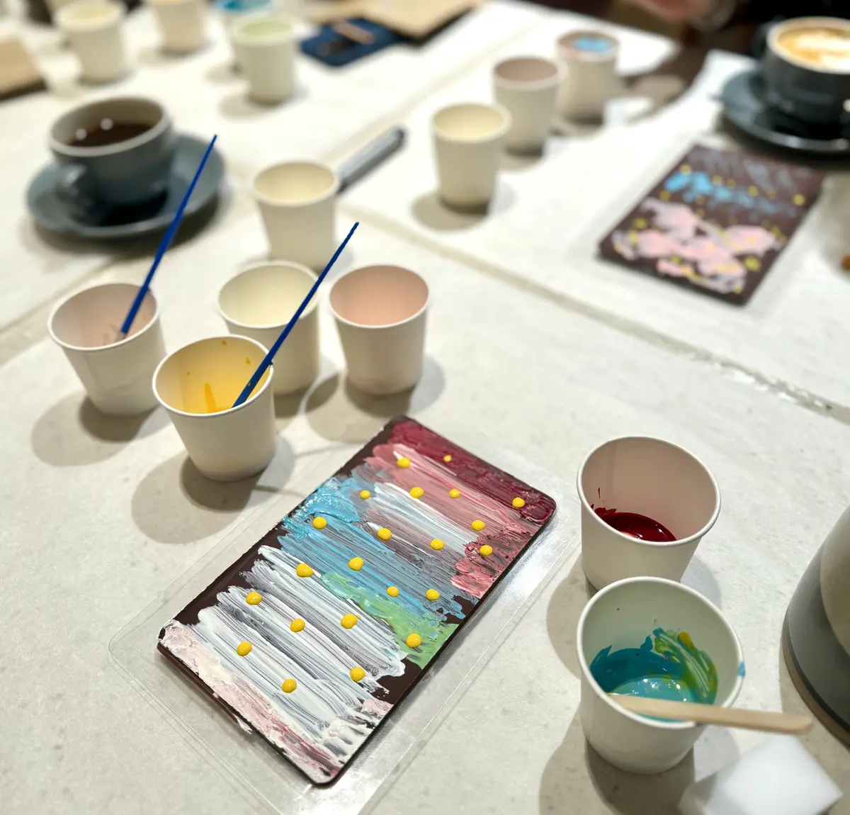 チョコレートペインティング