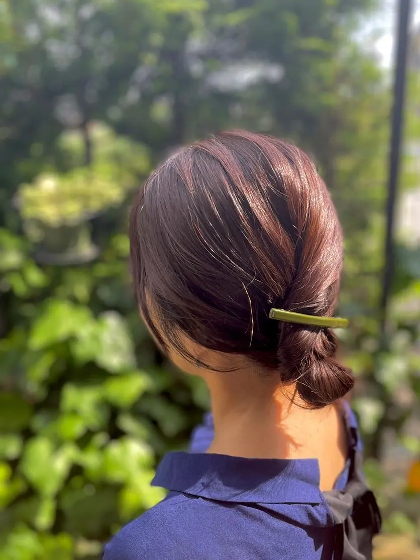 たまには違うヘアスタイルにチャレンジ☆の画像_3