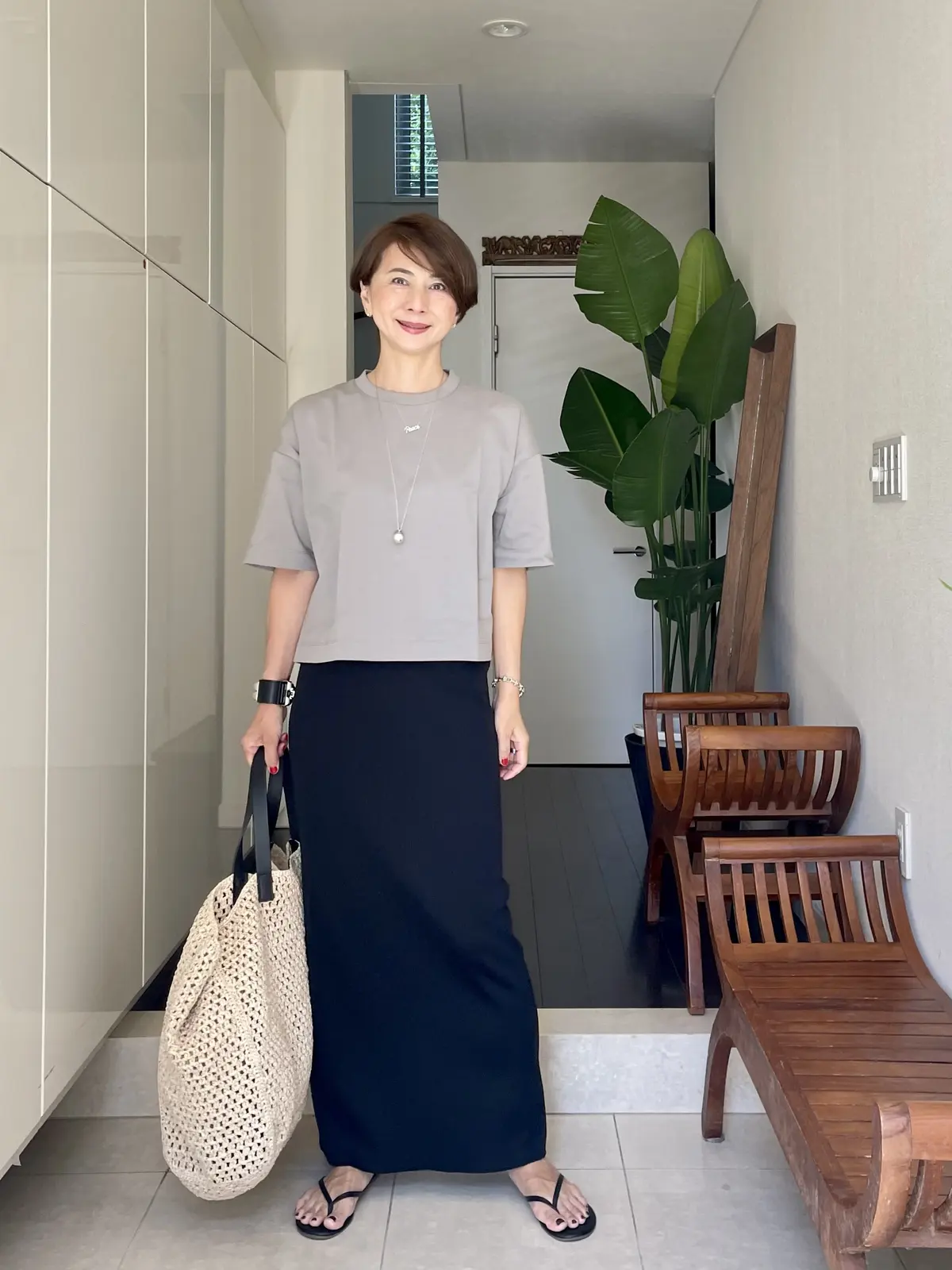 村山佳世子×SLONE　ショート丈Tシャの画像_2