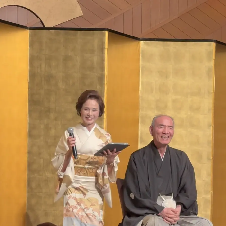 ブラックドレスで相撲界のパーティへ♪の画像_2