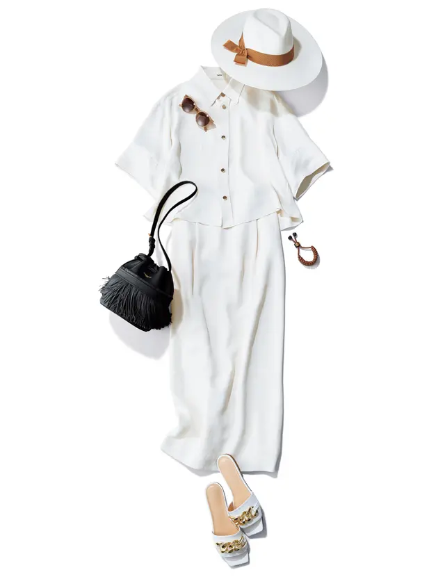 リネイヴの白のセットアップ