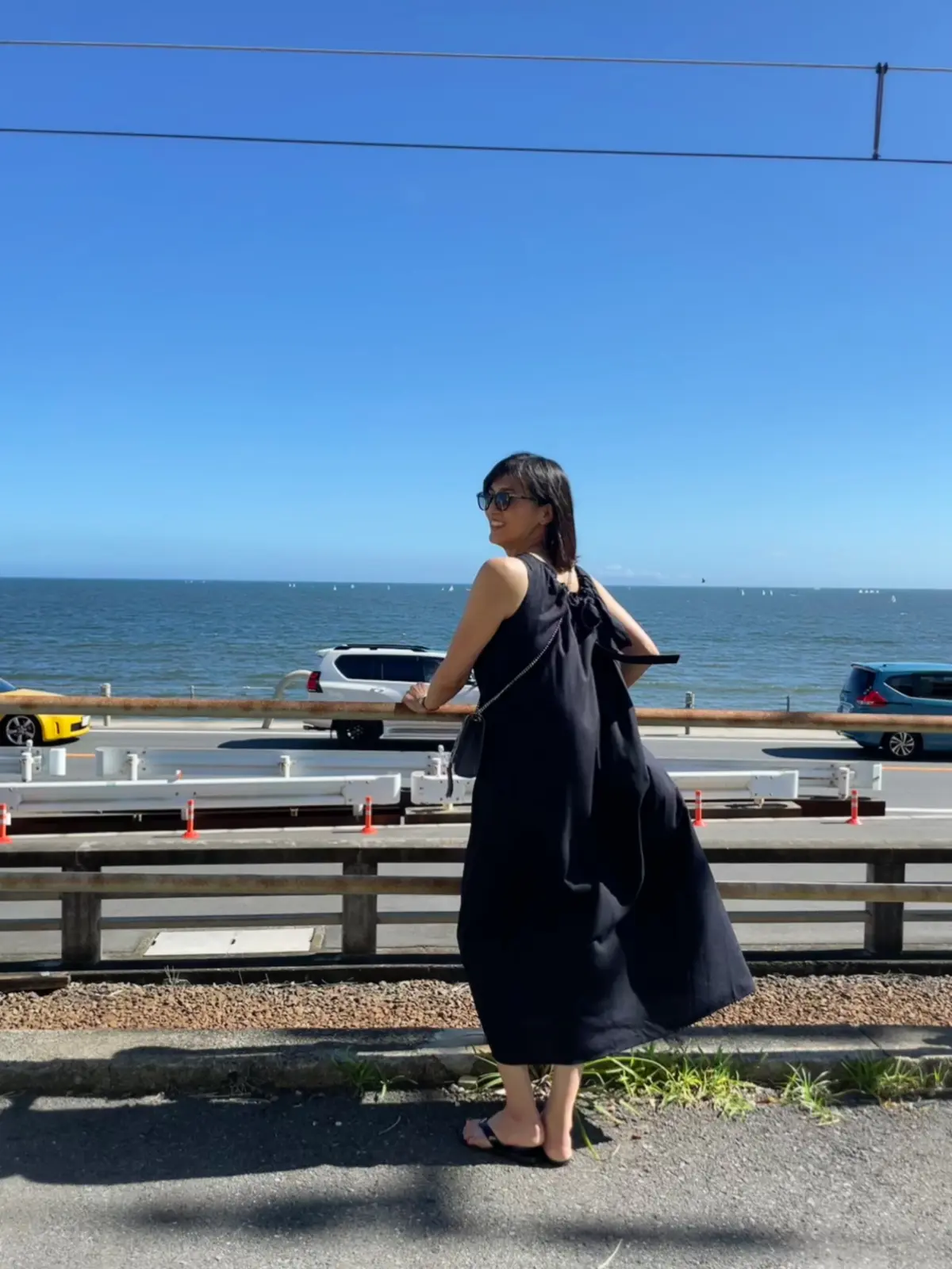 ブラックワンピで華組ランチin湘南の画像_5