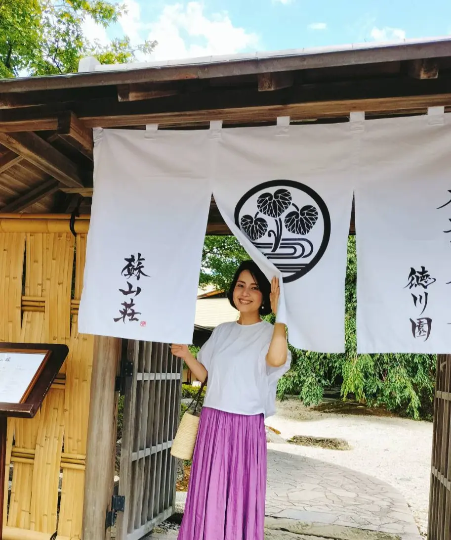 名古屋、徳川園、蘇山荘、40代ファッション、スタイルデリ、帰省コーデ、名古屋カフェ