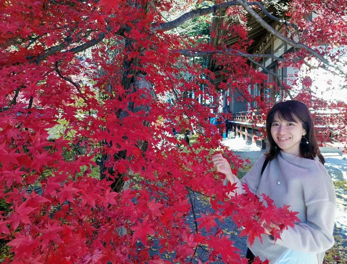 目も覚めるような美しい赤が