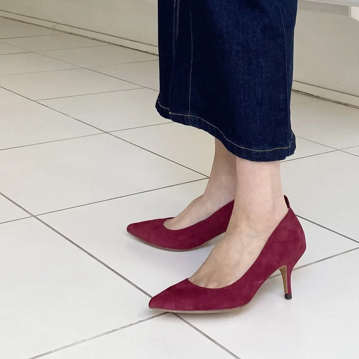 小柄さん向け大人のデニムスカートコーデ2の画像_7