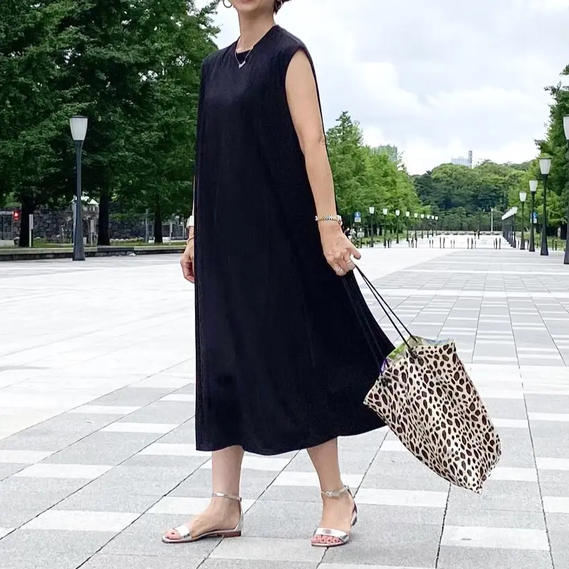 プチプラでも優秀なジャージーワンピースの画像_2