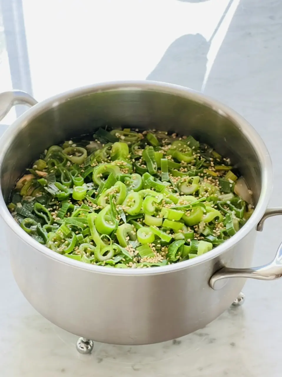 青ネギたっぷり！