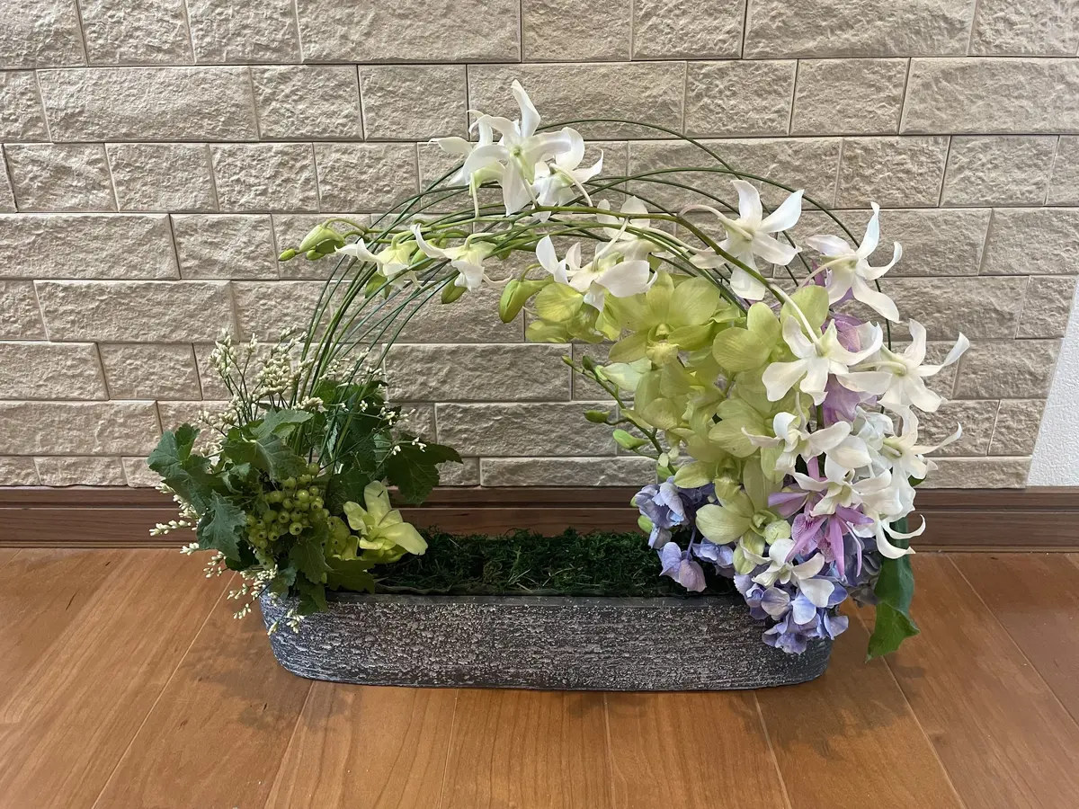 器のアレンジメント