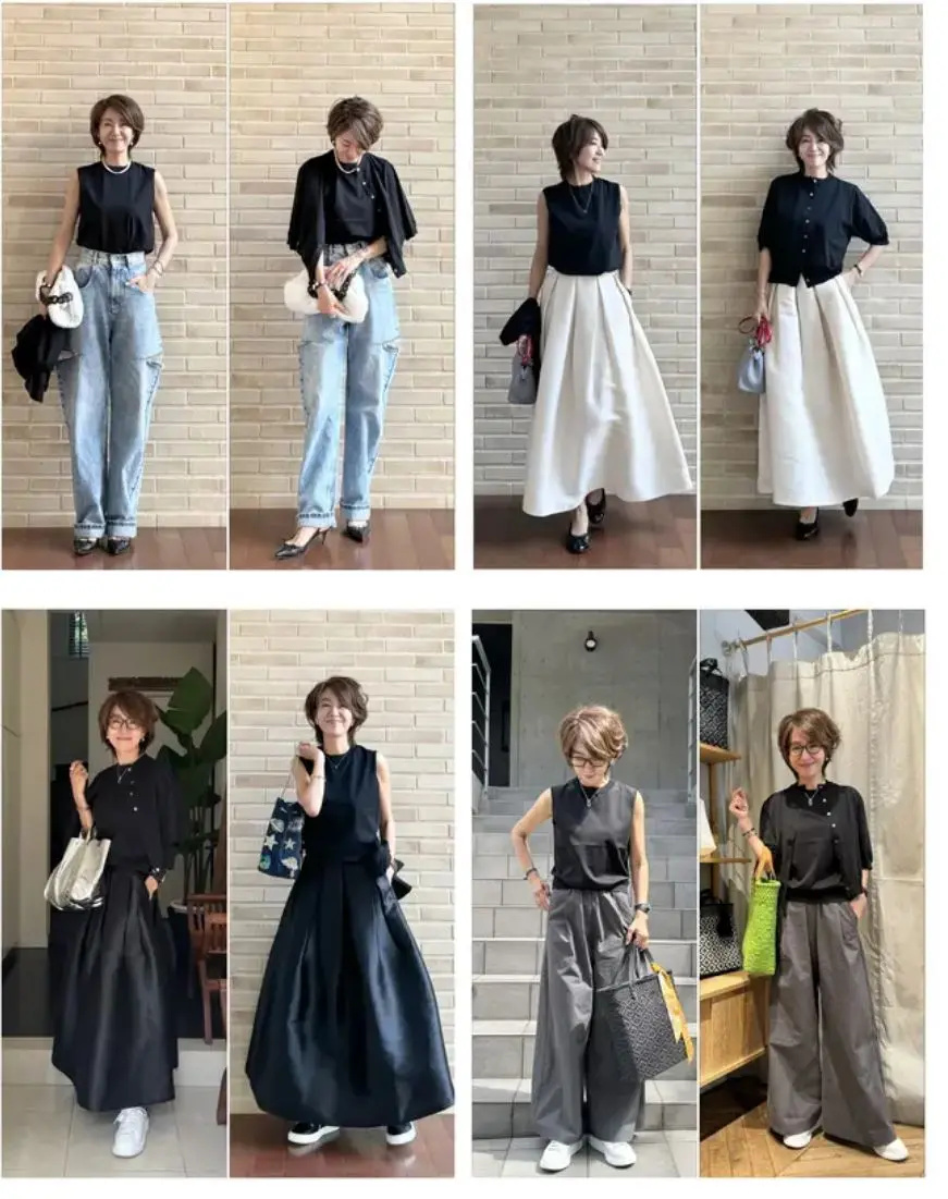 【50代 コーデ】おしゃれな華組の「E の画像_6