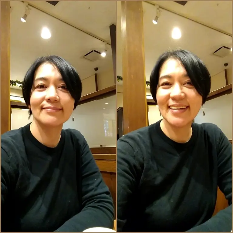 ショートヘア正面