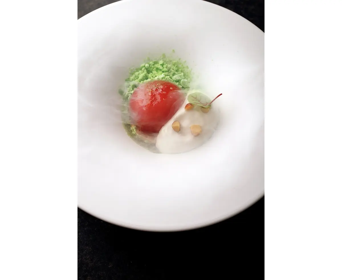 アメーラトマトのサラダ アーモンドミルクとバジル